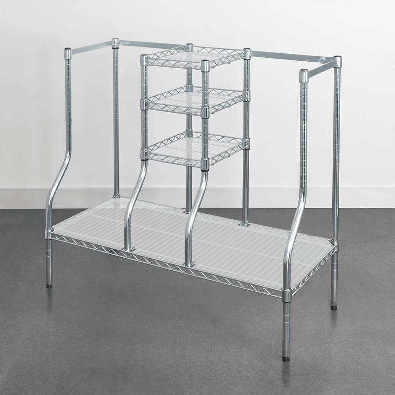 SafeRacks Golf Bag Organizer Rack (Zinc)