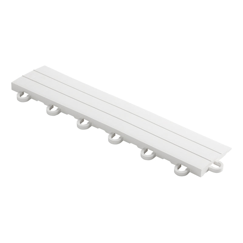 Speedway Tile White Garage Floor Tile Ramp - Looped (10 Pack)