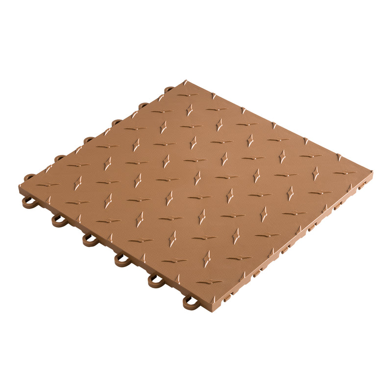 Speedway Tile 12" x 12" Brown Garage Floor Tile (10 Pack)