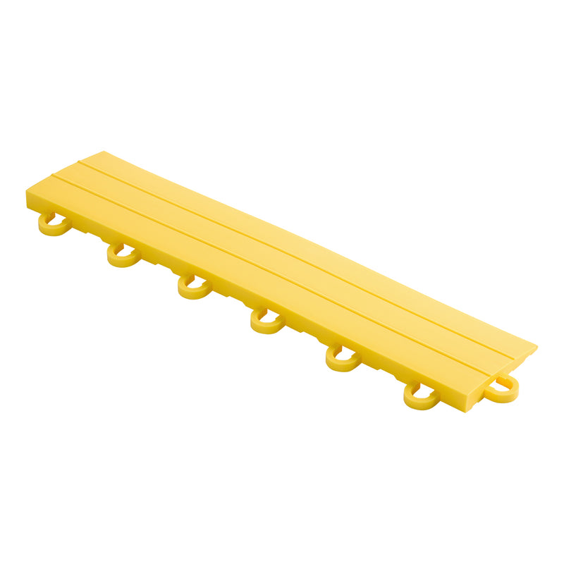 Speedway Tile Yellow Garage Floor Tile Ramp - Looped (10 Pack)