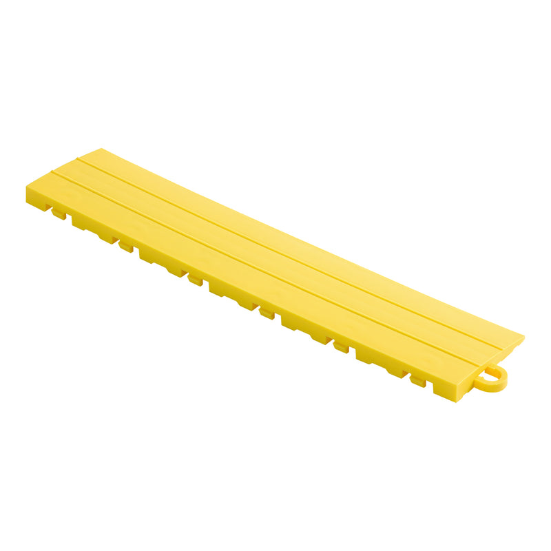 Speedway Tile Yellow Garage Floor Tile Ramp - Pegged (10 Pack)