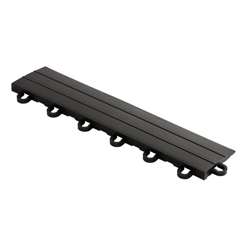 Speedway Tile Black Garage Floor Tile Ramp - Looped (10 Pack)