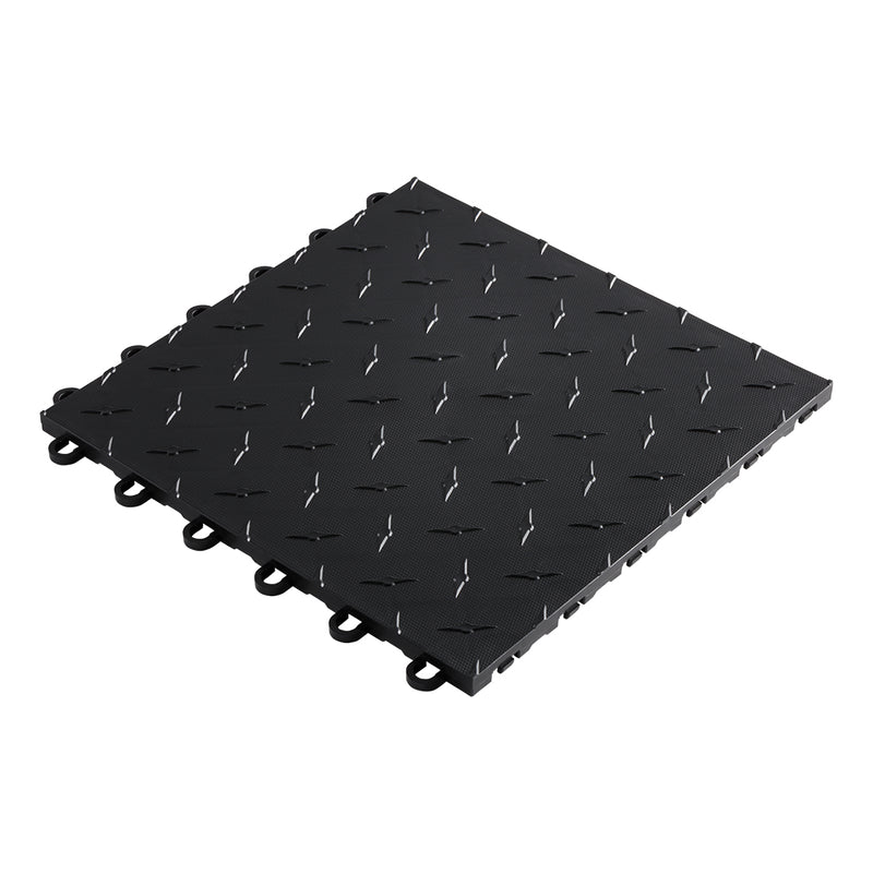 Speedway Tile 12" x 12" Black Garage Floor Tile (50 Pack)