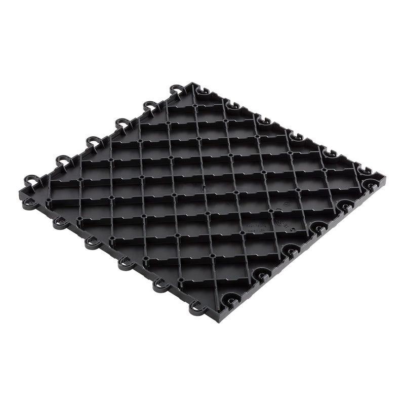 Speedway Tile 12" x 12" Black Garage Floor Tile (50 Pack)