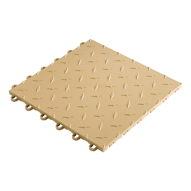Speedway Tile 12" x 12" Mocha Garage Floor Tile (50 Pack)