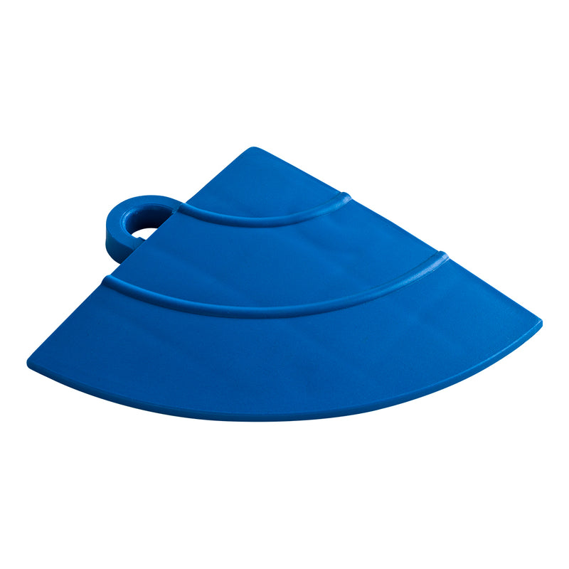 Speedway Tile Blue Garage Floor Tile Ramp Corner (4 Pack)