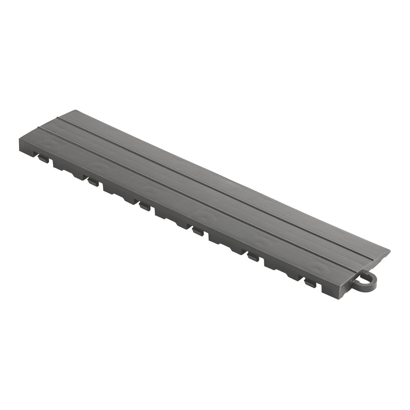 Speedway Tile Grey Garage Floor Tile Ramp - Pegged (10 Pack)