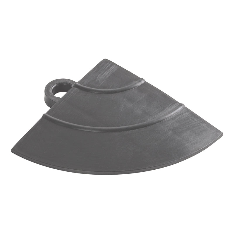 Speedway Tile Grey Garage Floor Tile Ramp Corner (4 Pack)