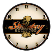 Collectable Sign and Clock Stromberg Equipped Backlit Wall Clock