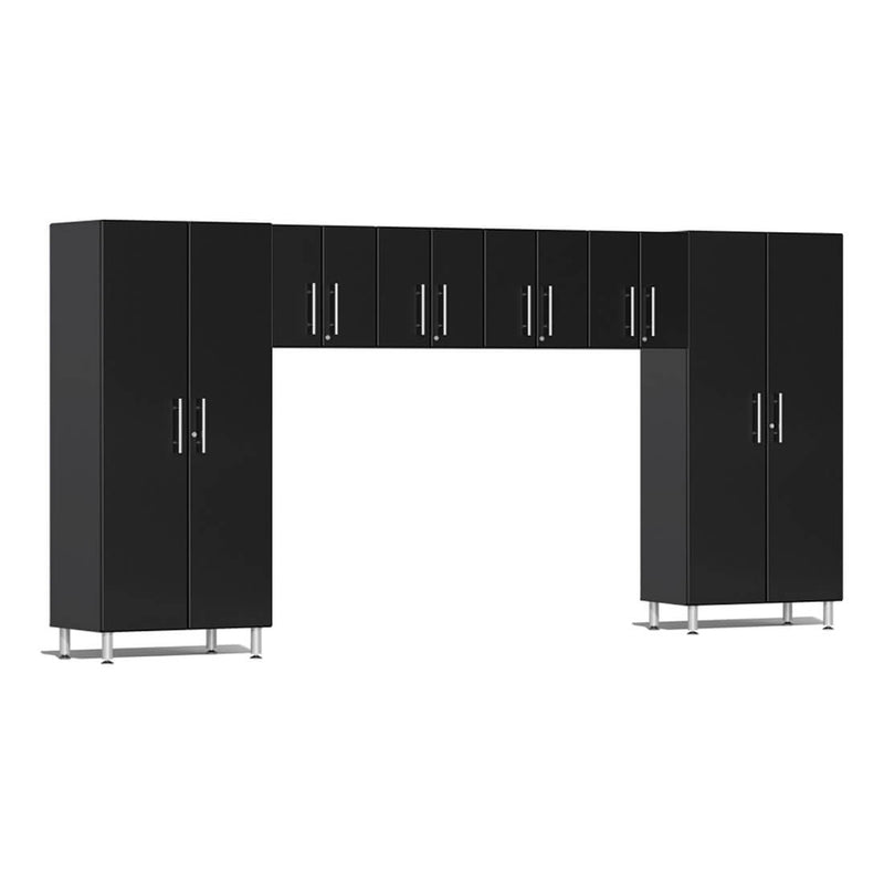 Ulti-MATE Garage 6-Piece Cabinet System in Midnight Black Metallic