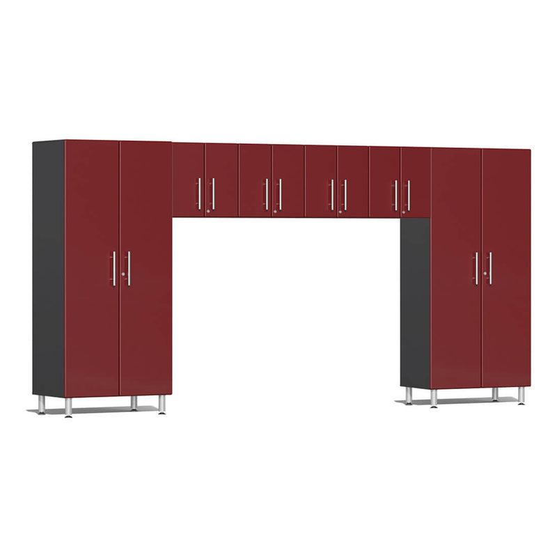Ulti-MATE Garage 6-Piece Cabinet System in Ruby Red Metallic