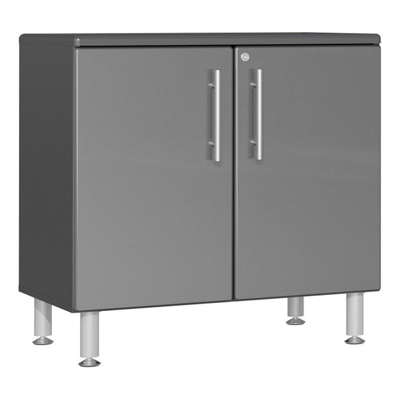 Ulti-MATE Garage 2-Door Oversized Base Cabinet in Graphite Grey Metallic