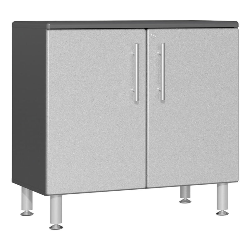 Ulti-MATE Garage 2-Door Oversized Base Cabinet in Stardust Silver Metallic