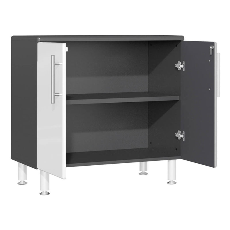 Ulti-MATE Garage 2-Door Oversized Base Cabinet in Starfire White Metallic