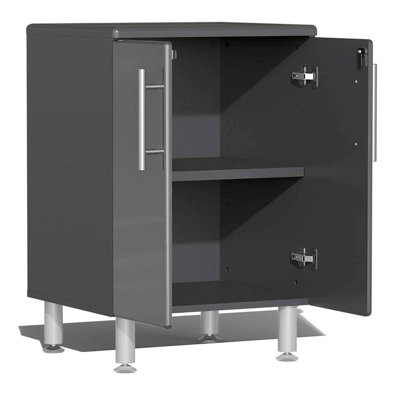 Ulti-MATE Garage 2-Door Base Cabinet in Graphite Grey Metallic