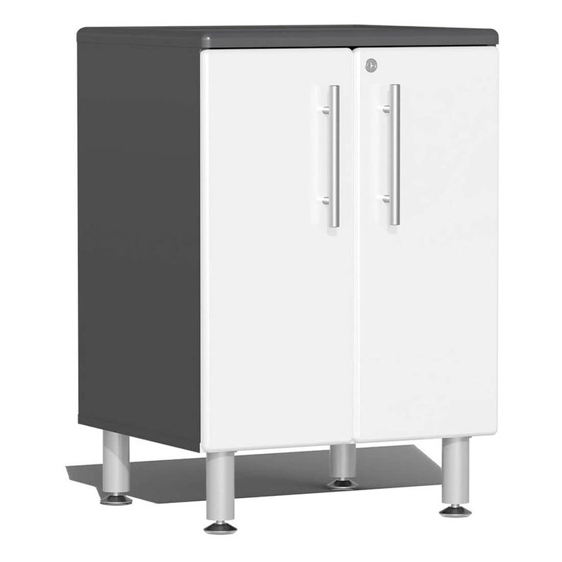 Ulti-MATE Garage 2-Door Base Cabinet in Starfire White Metallic