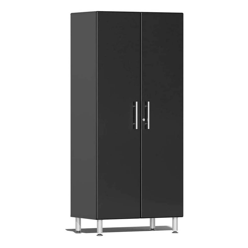 Ulti-MATE Garage 2-Door Tall Cabinet in Midnight Black Metallic