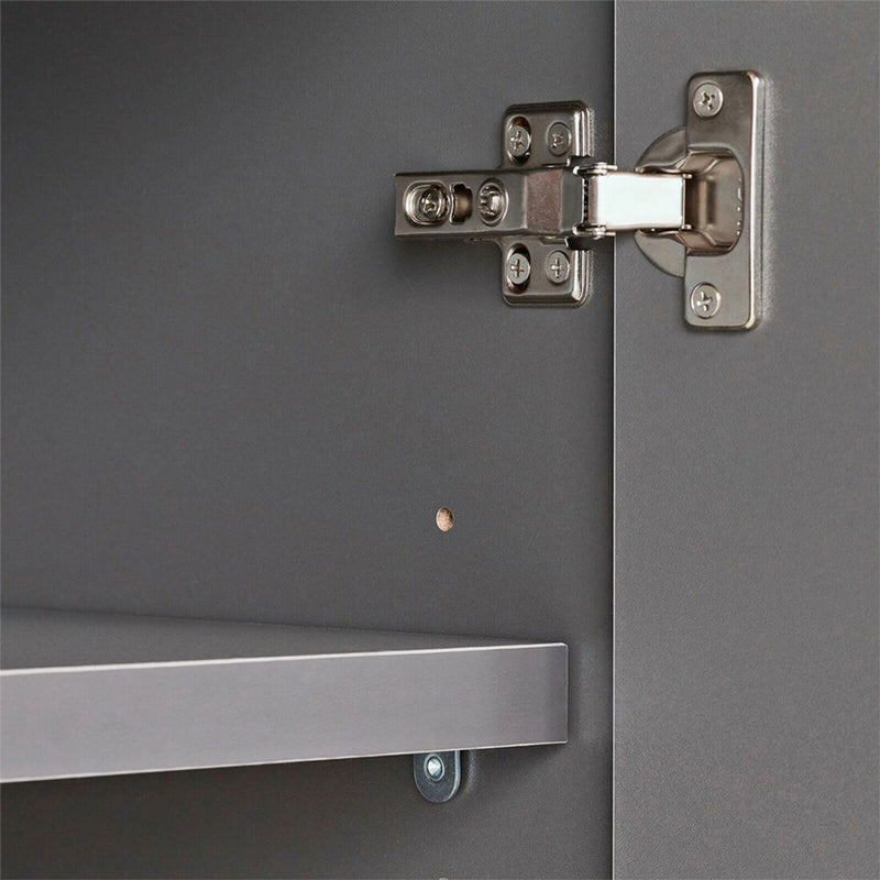 Ulti-MATE Garage 2-Door Tall Cabinet in Stardust Silver Metallic