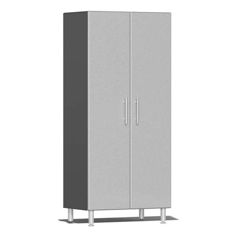 Ulti-MATE Garage 2-Door Tall Cabinet in Stardust Silver Metallic
