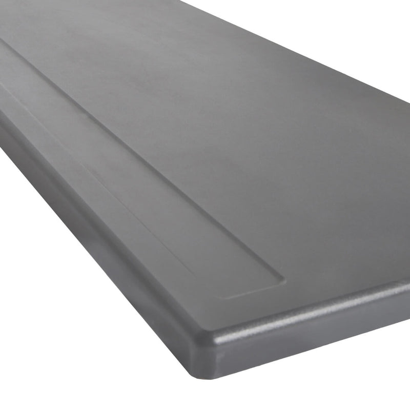 Ulti-MATE Garage 6-Foot Recessed Grey Channeled Worktop