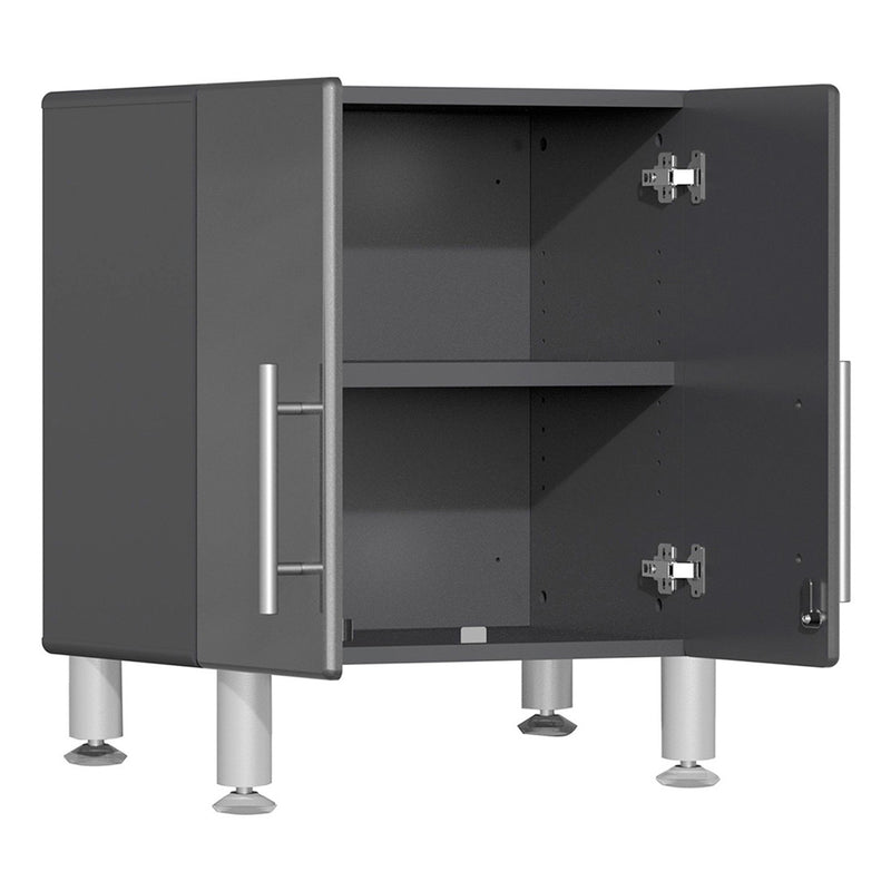 Ulti-MATE Garage 2-Door Multi-Purpose Base Cabinet in Graphite Grey Metallic