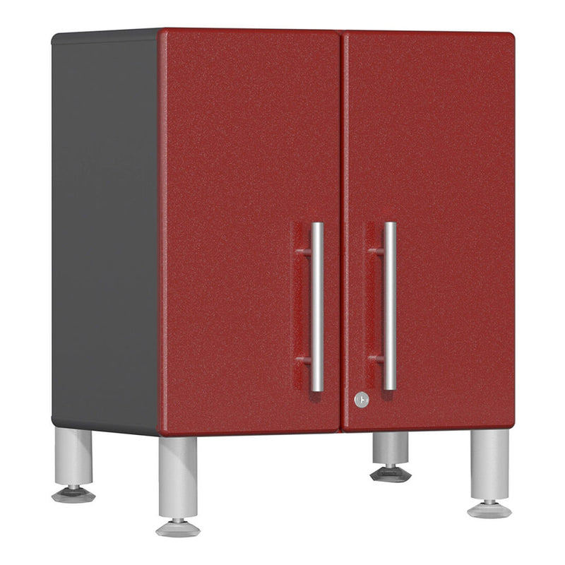 Ulti-MATE Garage 2-Door Multi-Purpose Base Cabinet in Ruby Red Metallic