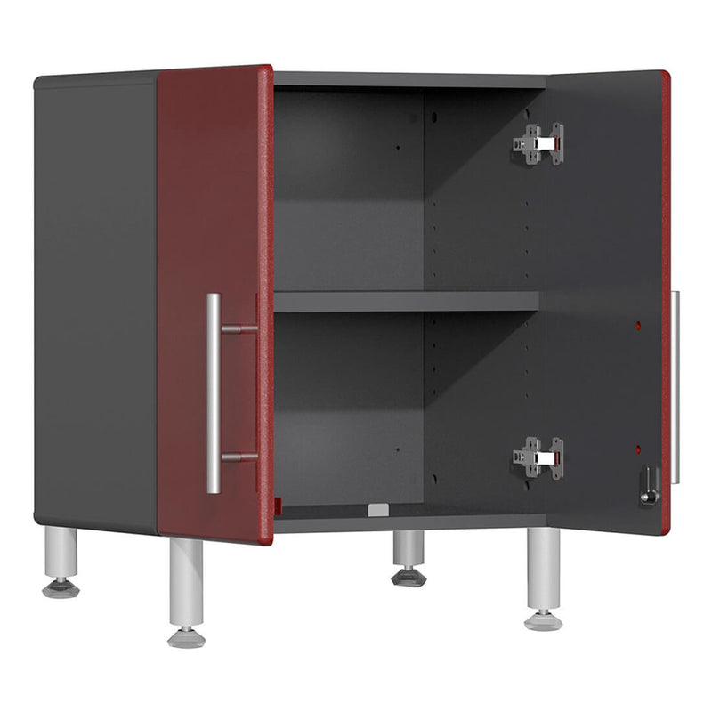 Ulti-MATE Garage 2-Door Multi-Purpose Base Cabinet in Ruby Red Metallic