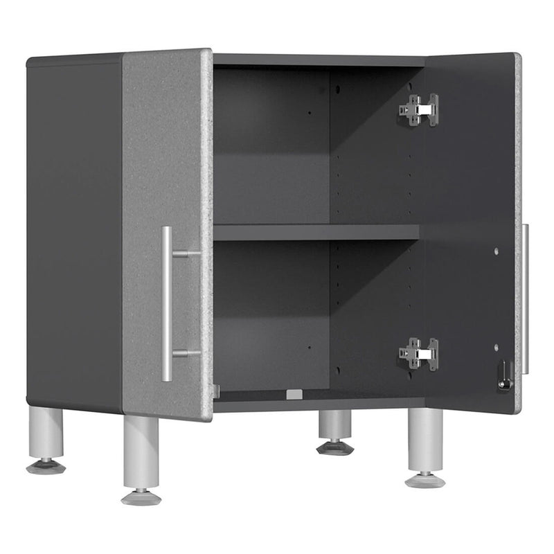 Ulti-MATE Garage 2-Door Multi-Purpose Base Cabinet in Stardust Silver Metallic