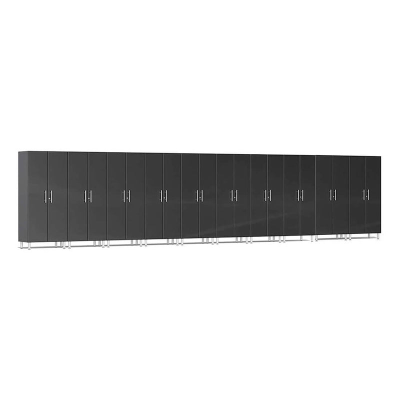 Ulti-MATE Garage 2-Door Tall Cabinet in Midnight Black Metallic (10-Pack)