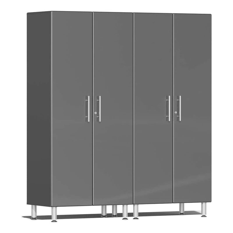 Ulti-MATE Garage 2-Door Tall Cabinet in Graphite Grey Metallic (2-Pack)