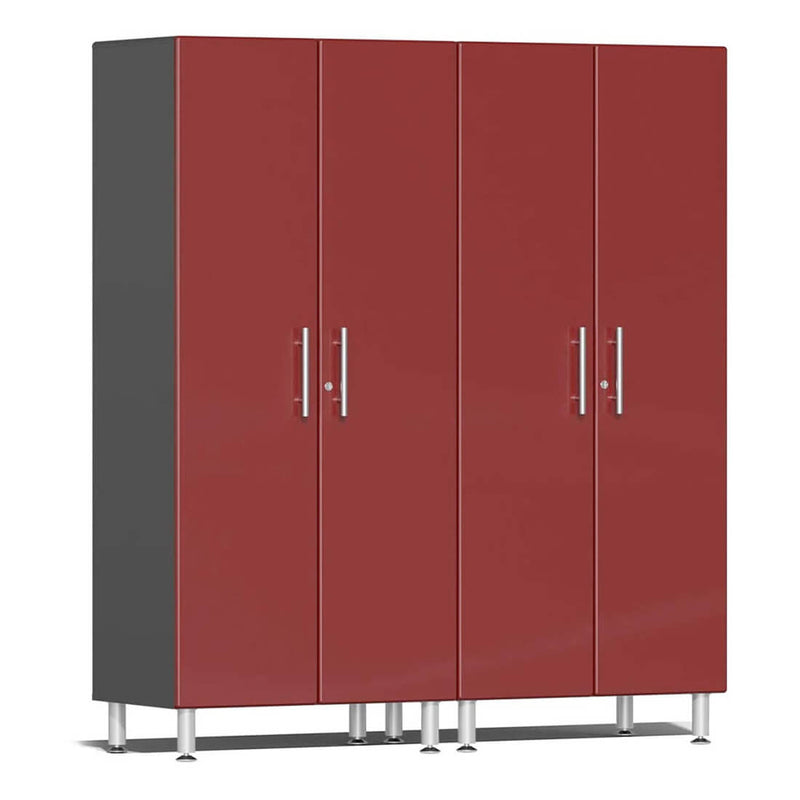 Ulti-MATE Garage 2-Door Tall Cabinet in Ruby Red Metallic (2-Pack)
