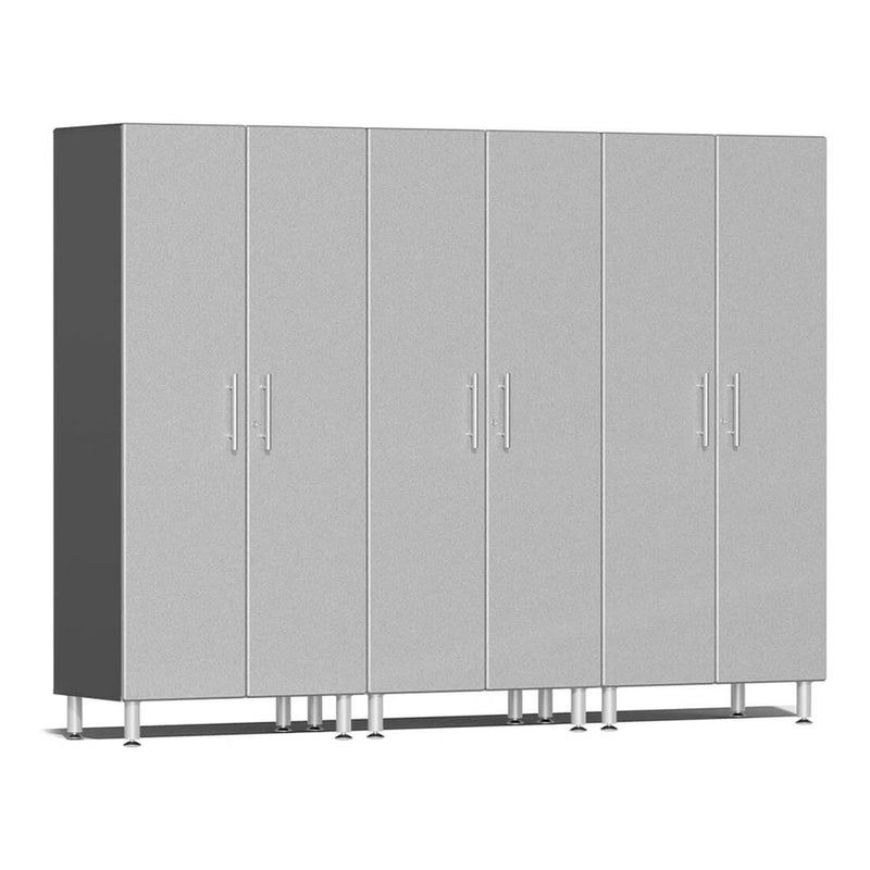 Ulti-MATE Garage 2-Door Tall Cabinet in Stardust Silver Metallic (3-Pack)
