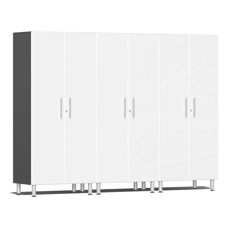 Ulti-MATE Garage 2-Door Tall Cabinet in Starfire White Metallic (3-Pack)