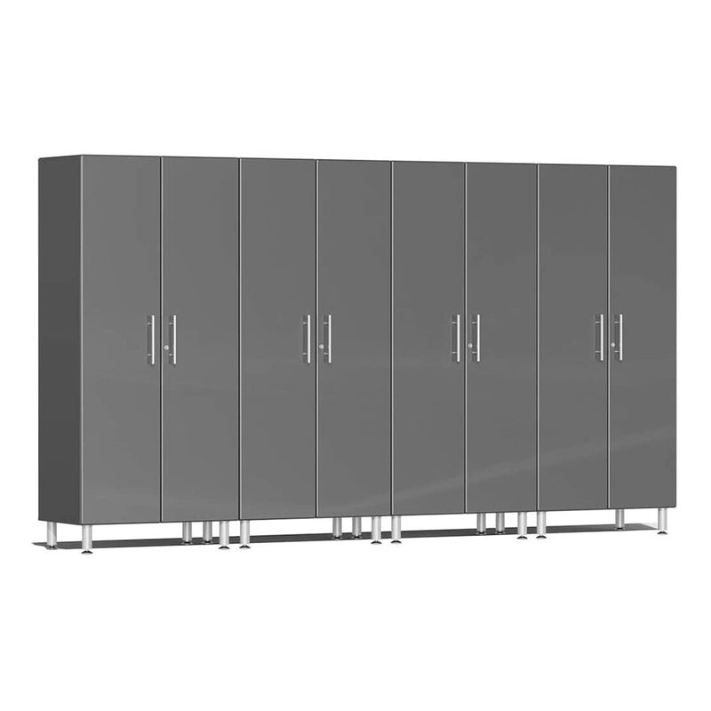 Ulti-MATE Garage 2-Door Tall Cabinet in Graphite Grey Metallic (4-Pack)