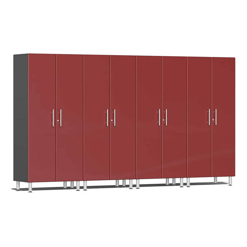 Ulti-MATE Garage 2-Door Tall Cabinet in Ruby Red Metallic (4-Pack)