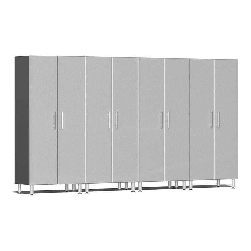 Ulti-MATE Garage 2-Door Tall Cabinet in Stardust Silver Metallic (4-Pack)