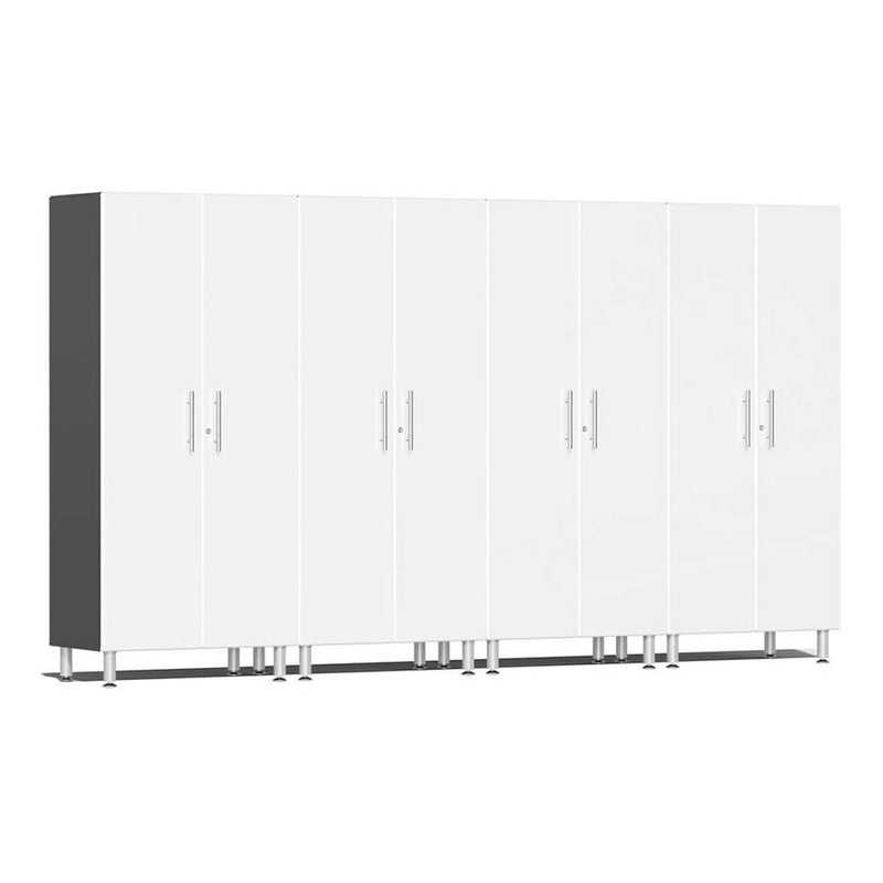Ulti-MATE Garage 2-Door Tall Cabinet in Starfire White Metallic (4-Pack)