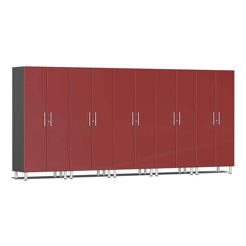 Ulti-MATE Garage 2-Door Tall Cabinet in Ruby Red Metallic (5-Pack)