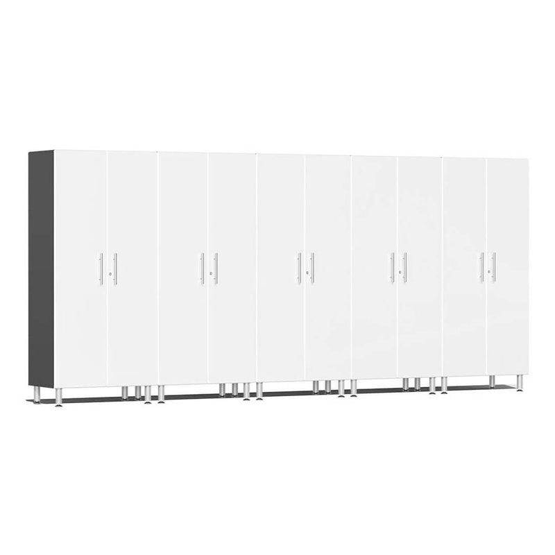 Ulti-MATE Garage 2-Door Tall Cabinet in Starfire White Metallic (5-Pack)