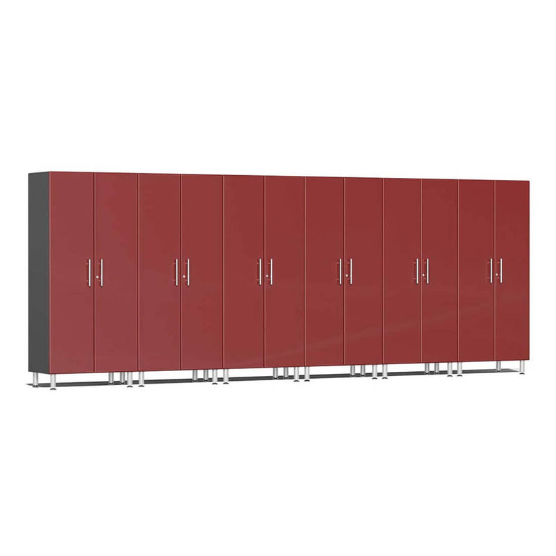 Ulti-MATE Garage 2-Door Tall Cabinet in Ruby Red Metallic (6-Pack)