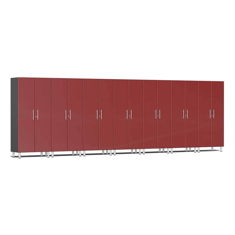 Ulti-MATE Garage 2-Door Tall Cabinet in Ruby Red Metallic (7-Pack)
