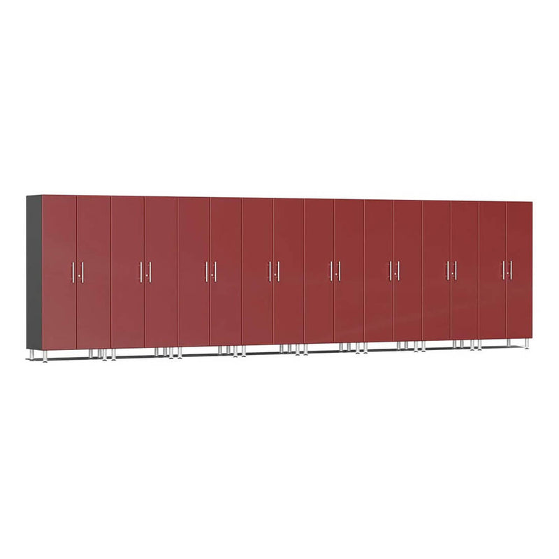 Ulti-MATE Garage 2-Door Tall Cabinet in Ruby Red Metallic (8-Pack)