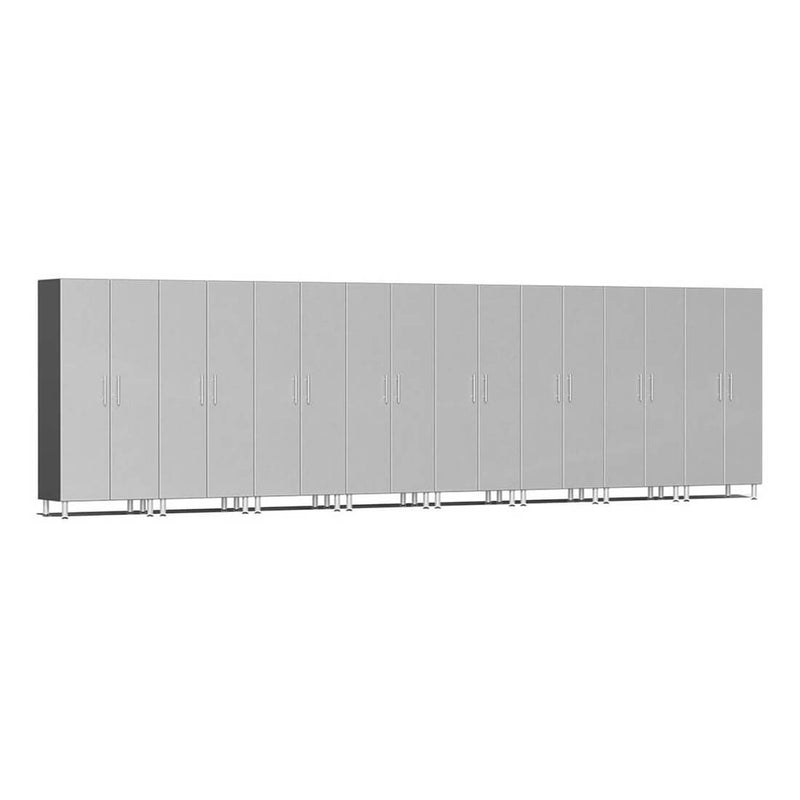 Ulti-MATE Garage 2-Door Tall Cabinet in Stardust Silver Metallic (8-Pack)