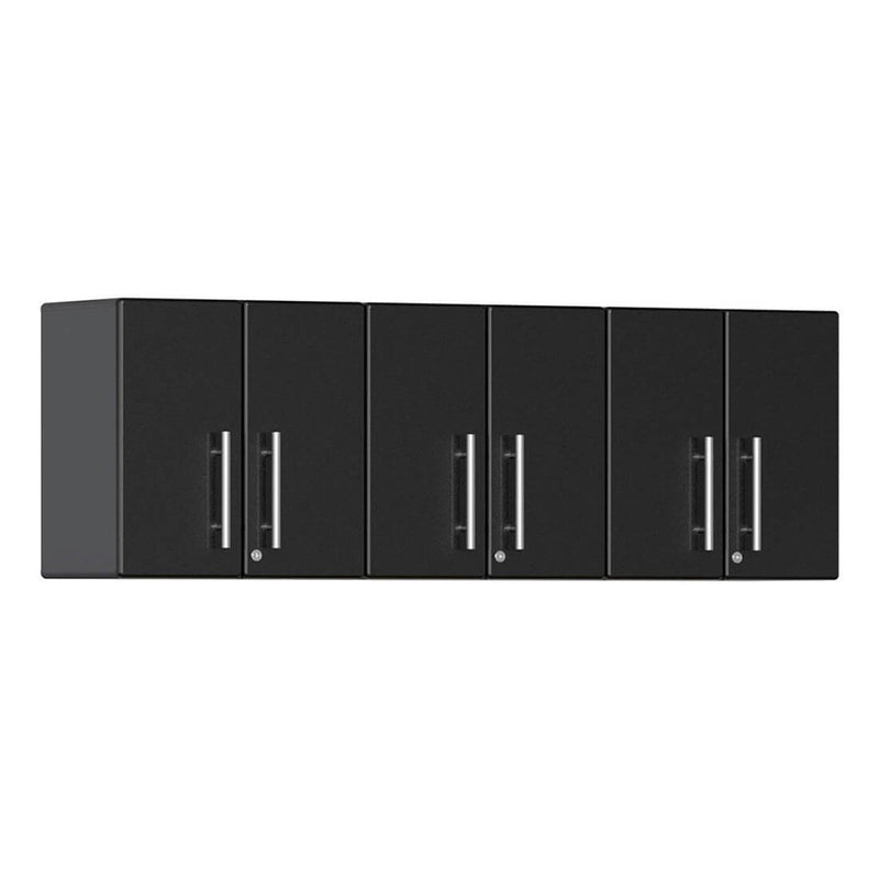 Ulti-MATE Garage 2-Door Wall Cabinet in Midnight Black Metallic (3-Pack)