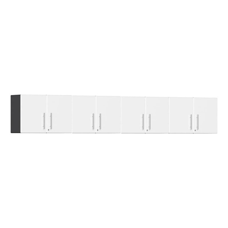 Ulti-MATE Garage 2-Door Oversized Wall Cabinet in Starfire White Metallic (4-Pack)
