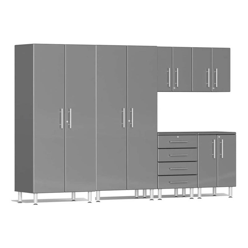 Ulti-MATE Garage 6-Piece Cabinet Kit in Graphite Grey Metallic