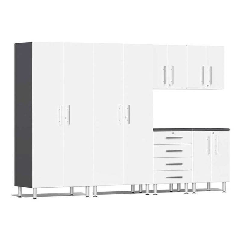 Ulti-MATE Garage 6-Piece Cabinet Kit in Starfire White Metallic