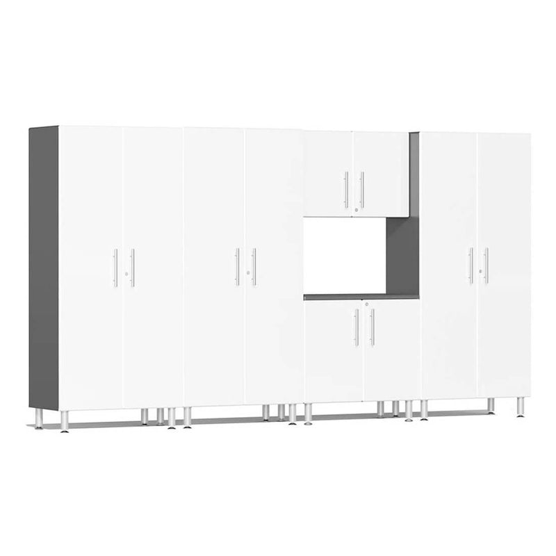 Ulti-MATE Garage 5-Piece Cabinet System in Starfire White Metallic