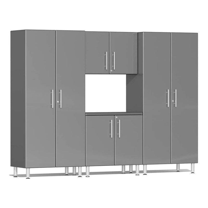Ulti-MATE Garage 4-Piece Cabinet Kit in Graphite Grey Metallic