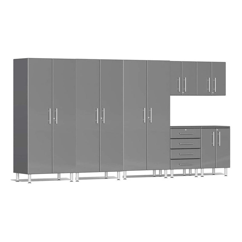 Ulti-MATE Garage 7-Piece Cabinet Kit in Graphite Grey Metallic